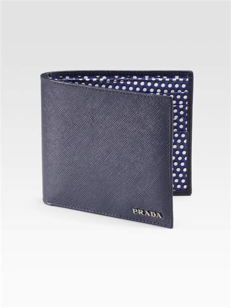 prada wallet men blue|Prada wallet men sale.